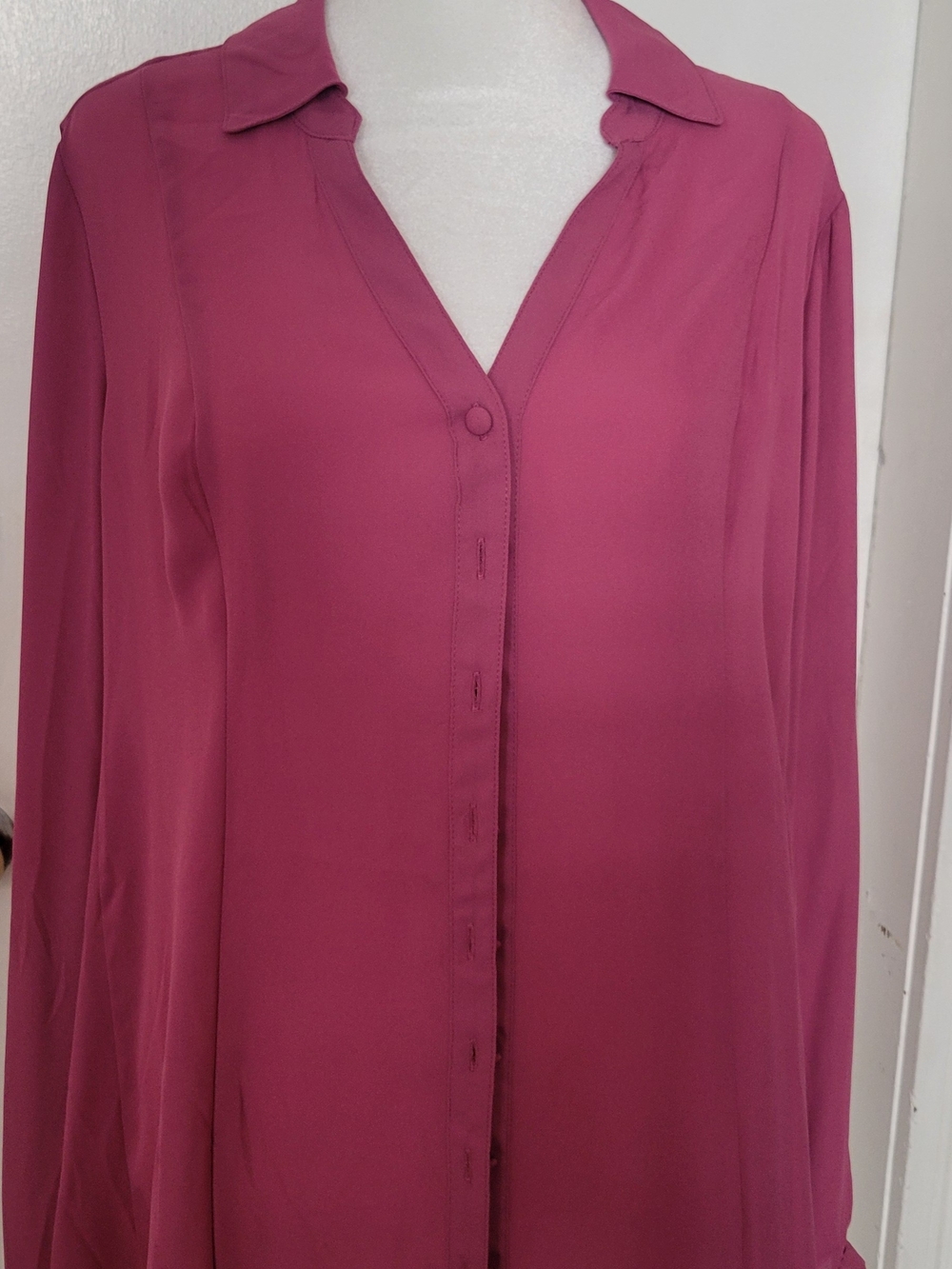 Torrid Red Violet Blouse